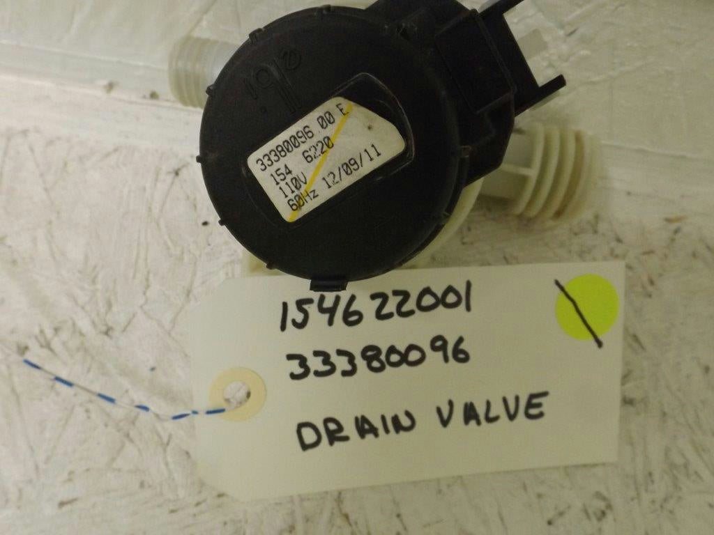 ELECTROLUX DISHWASHER 154622001 33380096 DRAIN VALVE USED ELECTROLUX DISHWASHER 154622001 33380096 DRAIN VALVE USED